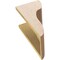 Ekena Millwork 8"W x 8"D x 16"H Wide Carmel Rough Cedar Woodgrain TimberThane Corbel, Primed Tan CORUR08X08X16CARRCPR - alternate 2